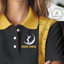 Load image into Gallery viewer, Funny Golf beer Women golf polos shirts custom Weekend forecast golfing with a chance of drinking NQS10302