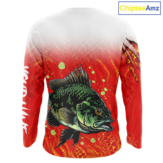 Personalized Crappie Fishing Shirts For Fishing Team, Custom Made Fishing Shirts Long Sleeve NBT409