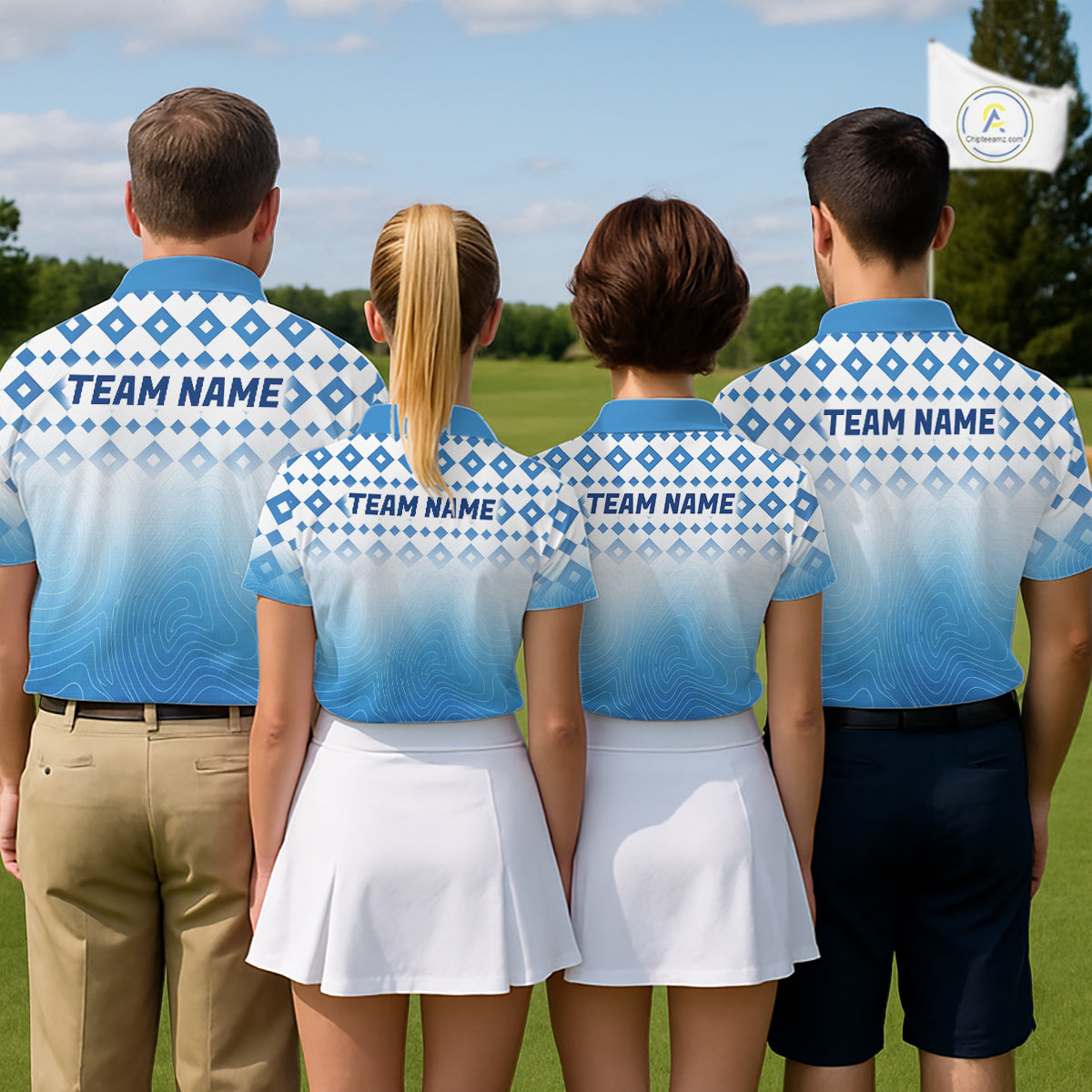 Personalized Green Golf Polos Shirts For Men Custom Golf Ball Men Golf Tops NBT535