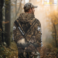 Load image into Gallery viewer, Deer Hunting Shirt Custom Name 3D All Over Print with Deer Skull & Brown Camo For Deer Hunters NBT79