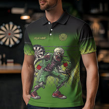Load image into Gallery viewer, Funny Zombie Dart Shirt With Pocket Option For Men Custom Dart Team Jerseys TDM3805