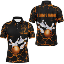 Load image into Gallery viewer, Personalized 3D Men's Bowling Team Jersey Bowling Shirt American Bowling Polo Shirt QZT33