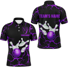 Load image into Gallery viewer, Personalized 3D Men's Bowling Team Jersey Bowling Shirt American Bowling Polo Shirt QZT33