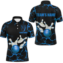 Load image into Gallery viewer, Personalized 3D Men's Bowling Team Jersey Bowling Shirt American Bowling Polo Shirt QZT33
