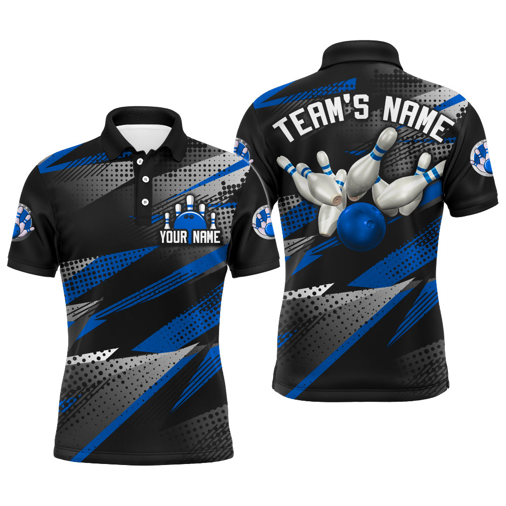 Bowling Polo Shirt For Men Bowling Team League Jersey Custom Bowling Shirt BDT268