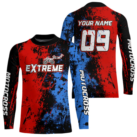Motocross Racing Dirt Bike Jersey For Kid Men Women Motorcycle Shirt Upf30+ XM322