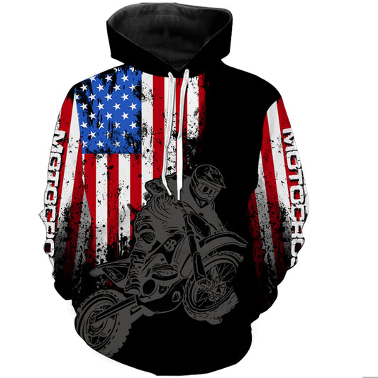 US Motocross Hoodie For Biker Motorcycle Racing Dirt Bike Hoodie Men Women MH11