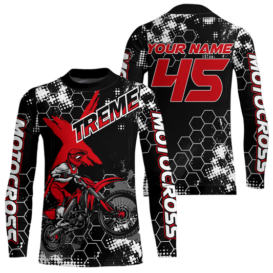 Motocross Jersey Custom Dirt Bike Racing Shirt for Men Kid Woman Off-road Jersey XM343