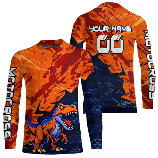 Dinosaur Motocross Jersey Custom Dirt Bike Jersey Men Kid Women Motorcycle Shirt XM381