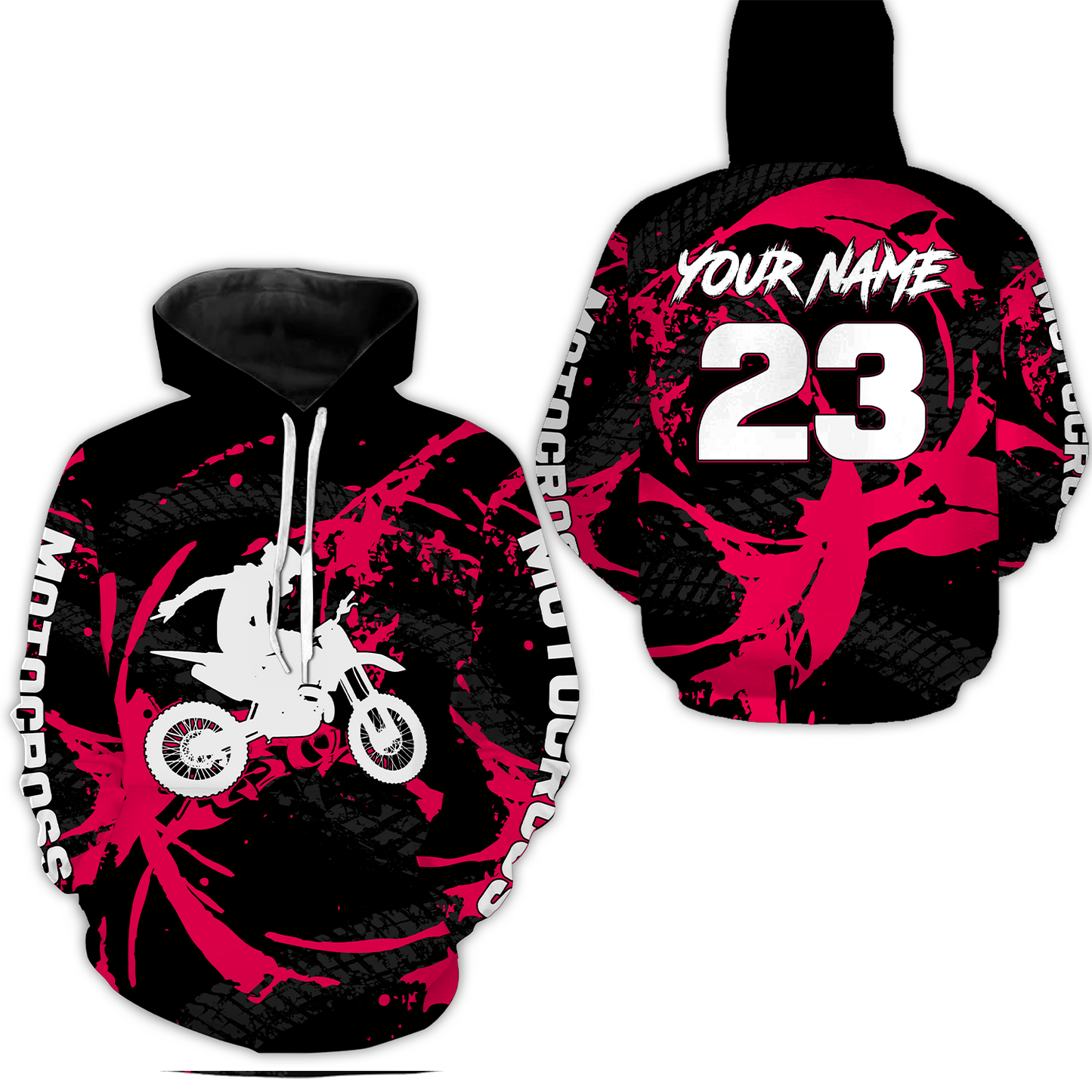 Custom Dirt Bike Jersey Pink Motocross Jersey Upf30+ Mens Women Racing Shirt| CTP28