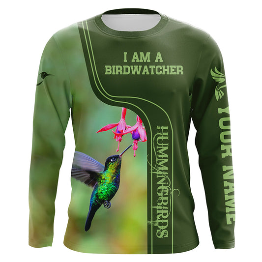 Personalized hummingbirds shirt custom name gift for birdwatcher A7