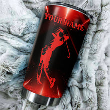 Load image into Gallery viewer, I don't need therapy I need to play golf Custom Stainless Steel Tumbler Cup personalized golf gifts NQS6483