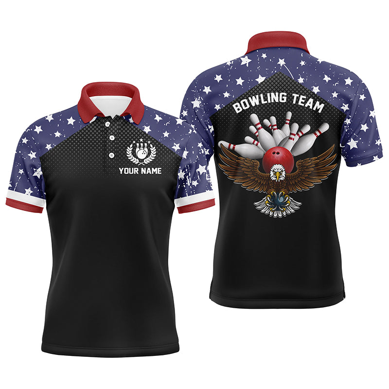 Custom bowling shirt for bowling – personalized team jersey front view