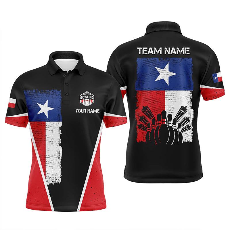 Custom bowling shirt for bowling – personalized team jersey front view