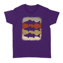 Load image into Gallery viewer, Retro vintage Walleye Fishing Shirt, Fisherman Gift D03 NQS3136 Women's T-shirt