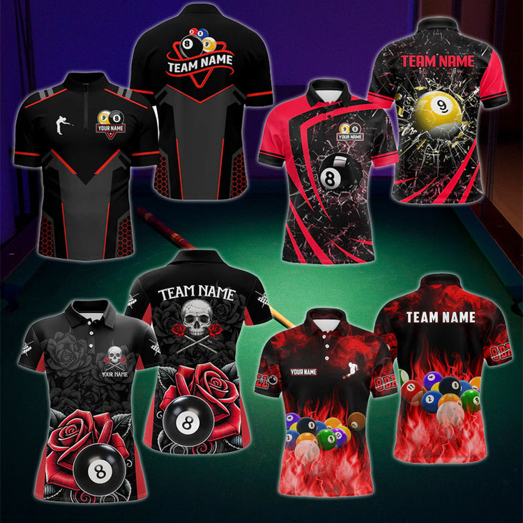 Red Billiard Shirts