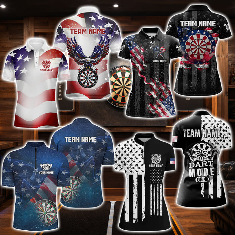 USA Flag Dart Shirts
