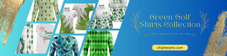 green golf shirts