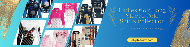ladies golf long sleeve polo shirts
