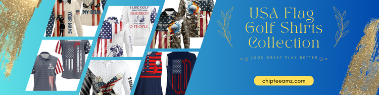 usa flag golf shirts