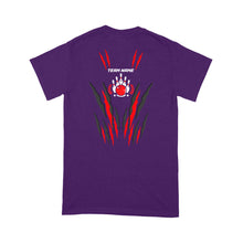 Load image into Gallery viewer, Flame Bowling Custom Name and Team Name Bowling T-Shirt, Gift For Bowlers D02 NQS9900