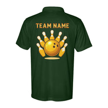 Load image into Gallery viewer, Bowling and beer custom team name Bowling Performance Polo shirt, bowling team jerseys D02 NQS9919