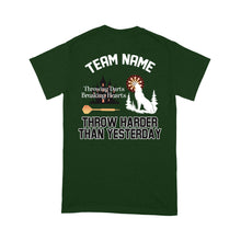 Load image into Gallery viewer, Throwing Darts Breaking Hearts Dart T-Shirt, Custom Darts Team Shirt, Darts For Gift NYN0120