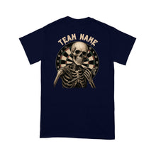 Load image into Gallery viewer, Funny Skeleton Darts Shirt, Multicolor Custom Darts League Team T-Shirt, Darts Player Gift TDM3909