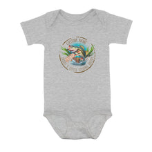 Load image into Gallery viewer, Personalized Largemouth Bass Infant Fishing Shirts, Daddy&#39;s Little Fishing Buddy Bass Baby Onesie NQS8280