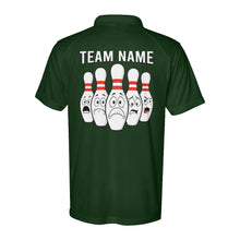 Load image into Gallery viewer, Funny Bowling Pins Performance Polo Shirts, Bowling Team league Jerseys D03 NQS9884