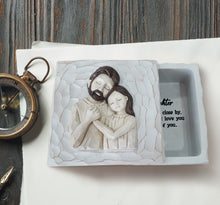 Load image into Gallery viewer, Father Daughter Keepsake Box gifts for Daughter from Dad Daughter Birthday Christmas Thanksgiving TNK4