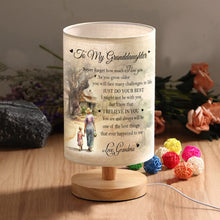 Load image into Gallery viewer, Granddaughter Table Lamp Granddaughter Gifts from Grandma, Granddaughter and Grandma Lamp CTNT1