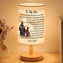 Load image into Gallery viewer, Father Son Fishing Table Lamp Son Gifts from Dad, Father and Son Fishing Lamp gift for Son CTNL1