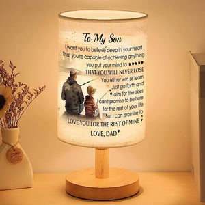 Father Son Fishing Table Lamp Son Gifts from Dad, Father and Son Fishing Lamp gift for Son CTNL1