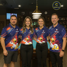 Load image into Gallery viewer, Funny Chicken Billiard Shirts for Women Custom 9 Ball Billiard Jersey Pool Shirt BHT12