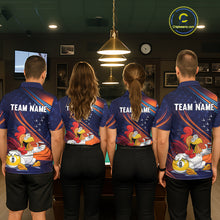 Load image into Gallery viewer, Funny Chicken Billiard Shirts for Women Custom 9 Ball Billiard Jersey Pool Shirt BHT12