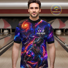 Load image into Gallery viewer, Galaxy Funny Bowling Shirt for Men Custom Bowling League Jersey Polo &amp; Quartr-Zip QZT1022