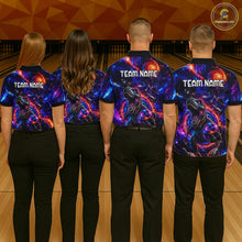 Load image into Gallery viewer, Galaxy Funny Bowling Shirt for Men Custom Bowling League Jersey Polo &amp; Quartr-Zip QZT1022