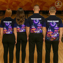 Load image into Gallery viewer, Mystic Bowling Night Garden Custom Bowling Team Shirt for Women Bowling Jersey Polo &amp; Quarter-Zip QZT990