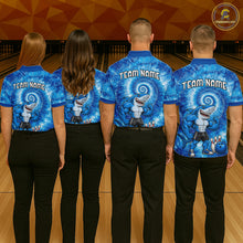 Load image into Gallery viewer, Custom Tie Dye Shark Bowling Shirt for Men Funny Bowling Team Jersey Polo &amp; 1/4 Zip QZT1004