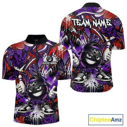 Colorful shirt with cartoon character and 'Team Name' text, featuring the brand 'Chiptee Amz'.