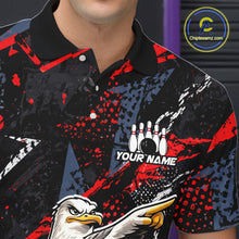 Load image into Gallery viewer, Custom Funny Gull Bowling Team Shirt for Men Bowling League Jersey Polo &amp; Quarter-Zip QZT1016