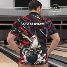 Load image into Gallery viewer, Custom Funny Gull Bowling Team Shirt for Men Bowling League Jersey Polo &amp; Quarter-Zip QZT1016