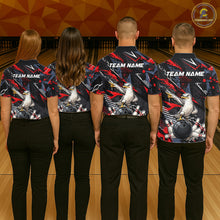 Load image into Gallery viewer, Custom Funny Gull Bowling Team Shirt for Men Bowling League Jersey Polo &amp; Quarter-Zip QZT1016