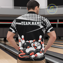 Load image into Gallery viewer, Personalized Funny Opossum Bowling Shirt Bowling Jersey for Men Bowling Polo &amp; Quarter-Zip QZT847