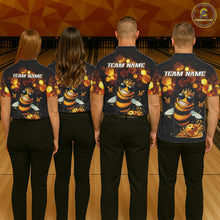 Load image into Gallery viewer, Funny Bee Bowling Shirt for Men Custom Bowling Team Jersey Bowling Outfit Polo &amp; Quarter-Zip QZT952