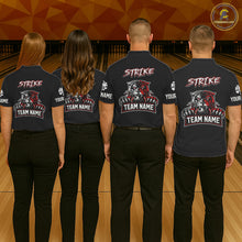 Load image into Gallery viewer, Custom Red &amp; White Tiger Bowling Team Jersey for Men Bowling Shirt Polo &amp; 1/4 Zip Bowling Outfit QZT841