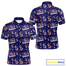 Load image into Gallery viewer, USA 250th Anniversary Mens Golf Polo Shirt Custom Patriotic American Flag Independence Team Golf Tops NHN0235