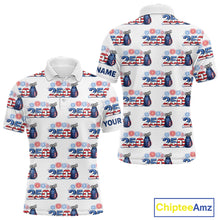 Load image into Gallery viewer, USA 250th Anniversary Mens Golf Polo Shirt Custom Golf Pattern Patriotic Independence Golf Tops NHN0234