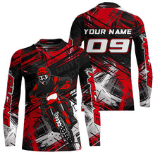 Load image into Gallery viewer, Red Motocross Jersey for Men Kids Women Custom Dirt Bike Shirts Motorcycle Shirt XM496
